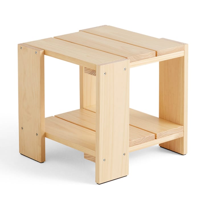 Crate Side Table 49.5x49.5x45 cm lacquered pine - Water-based lacquered pine wood - HAY
