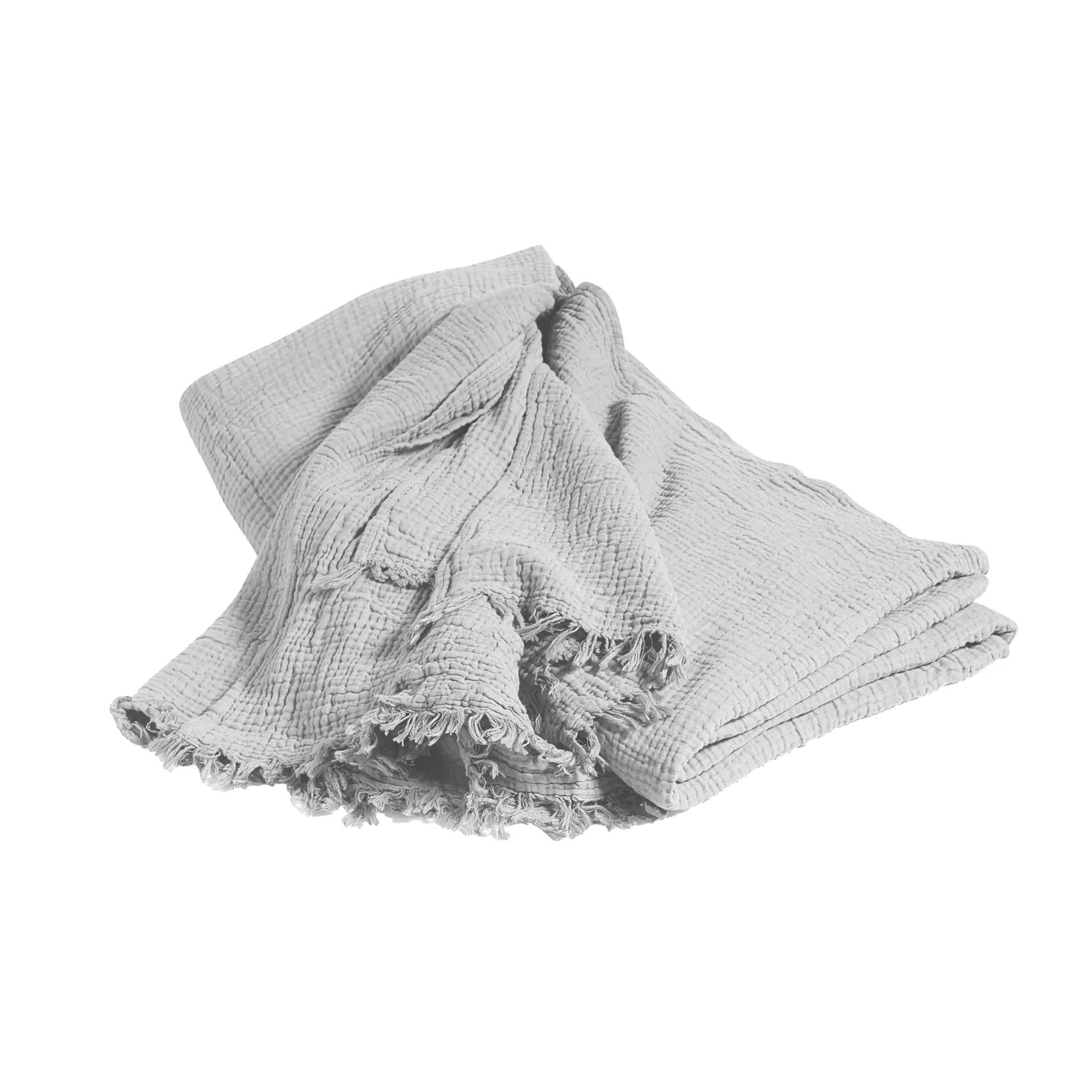 Crinkle bedspread 260x260 cm, Cool grey HAY