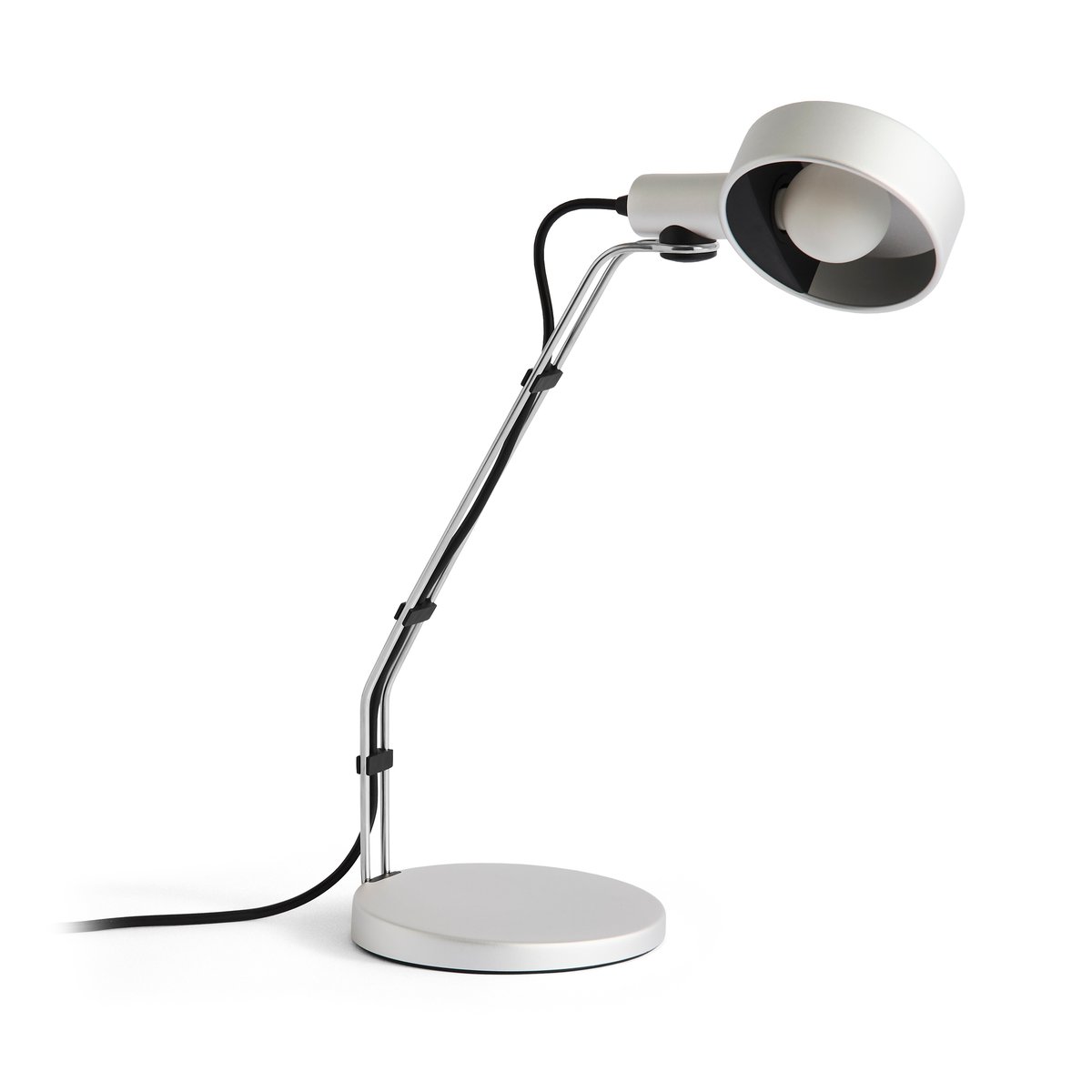 HAY Cupola Desk table lamp 40,8 cm Clear anodised | Scandinavian Design | Desk & table lamps | Transparent