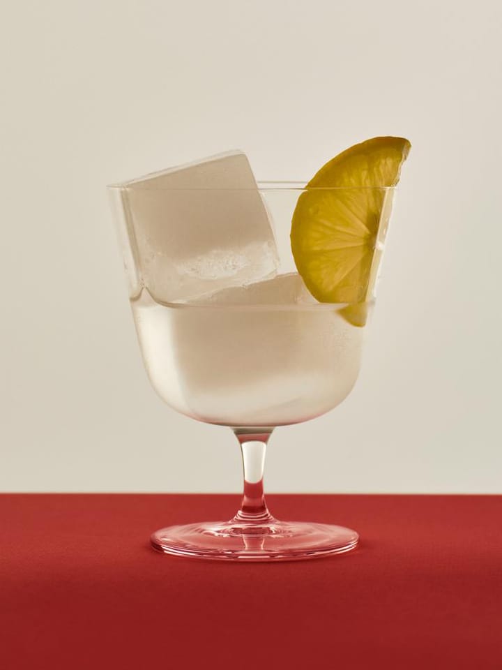 Curve Stem drinking glass 2-pack, Clear HAY