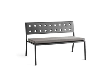 Cushion for Balcony Lounge bench - Black pepper - HAY