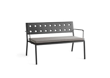 Cushion for Balcony Lounge bench - Black pepper - HAY