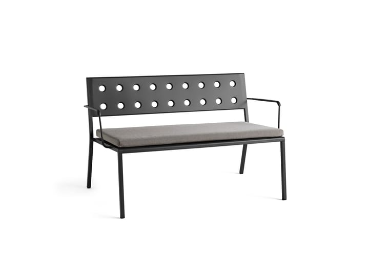 Cushion for Balcony Lounge bench - Black pepper - HAY