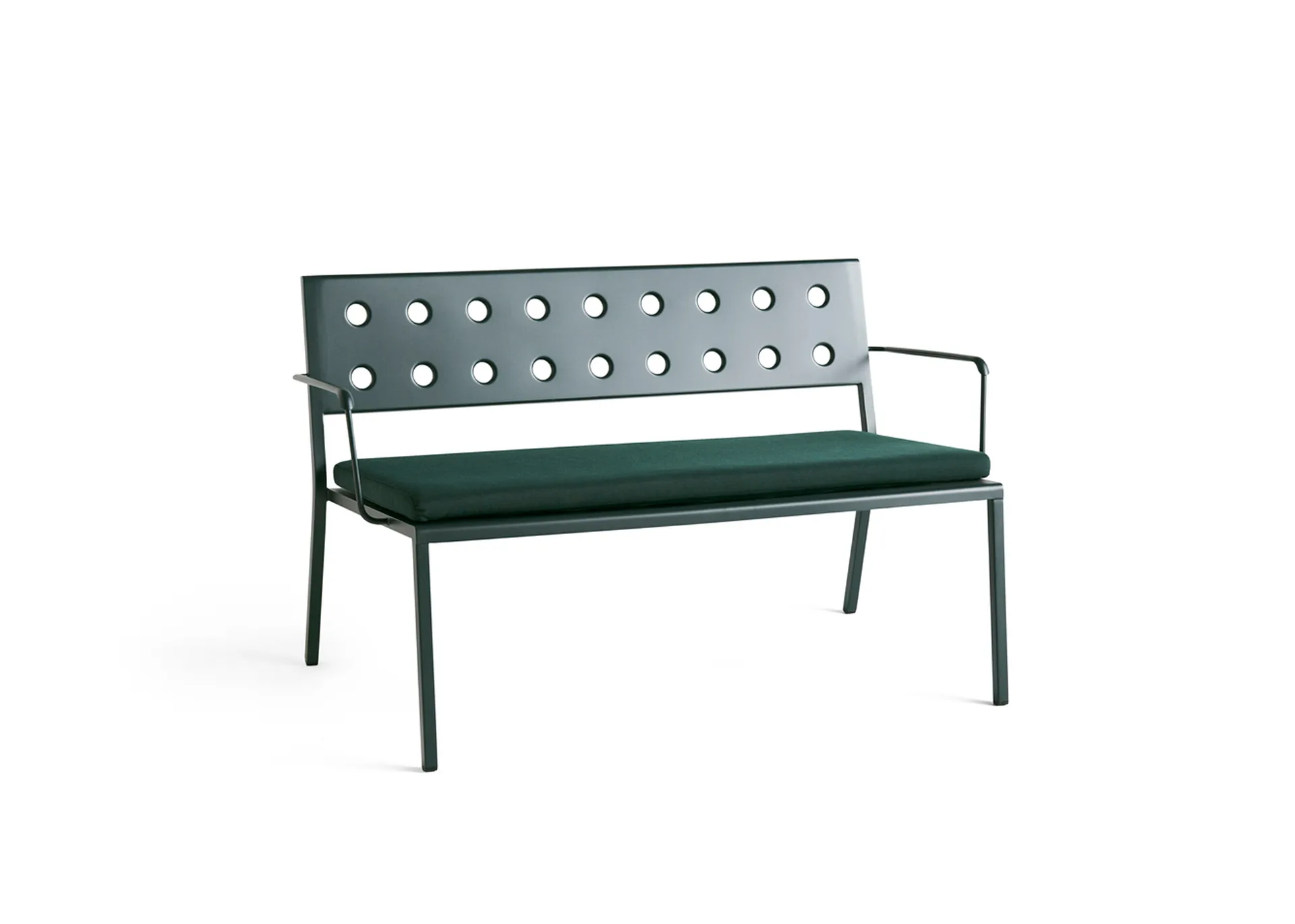 Cushion for Balcony Lounge bench, Palm green HAY