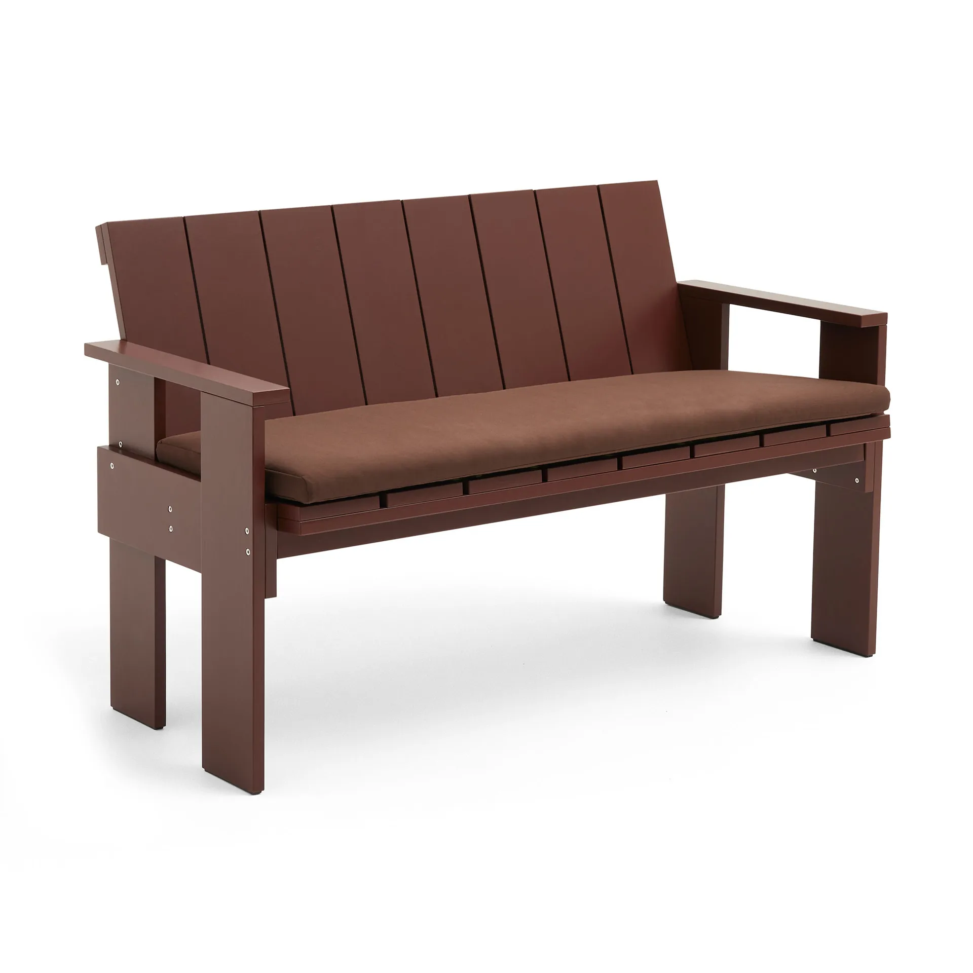 Cushion for Crate Dining Bench, Iron red HAY