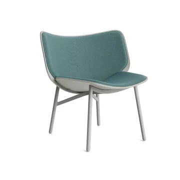 Dapper lounge chair - Aqua-dusty grey oak-grey frame - HAY