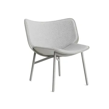Dapper lounge chair - Light grey-dusty grey oak-grey frame - HAY