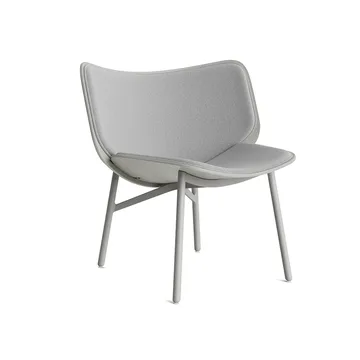 Dapper lounge chair - Light grey-dusty grey oak-grey frame - HAY