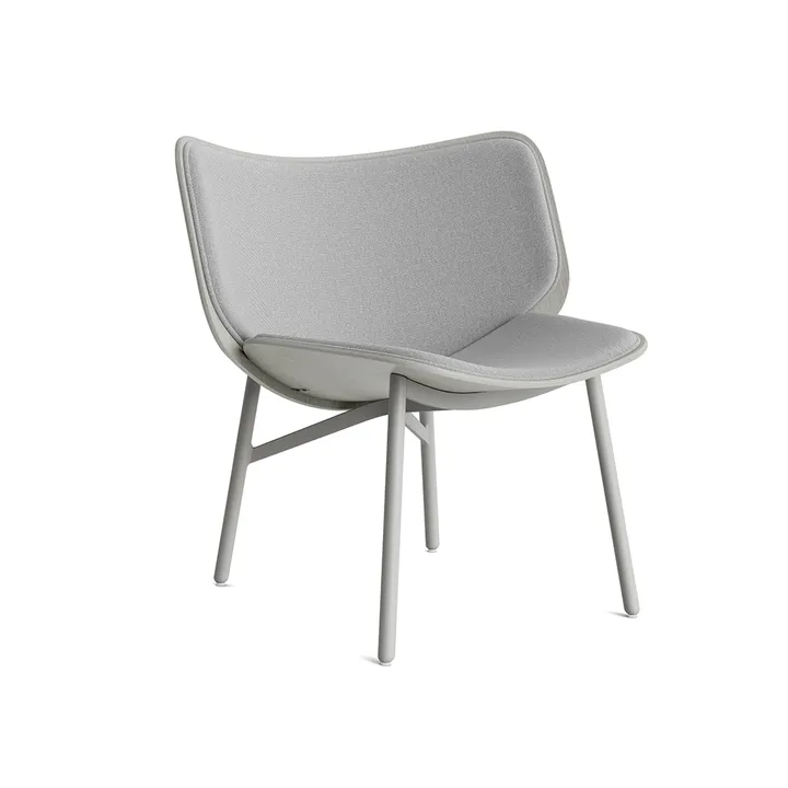 Dapper lounge chair - Light grey-dusty grey oak-grey frame - HAY