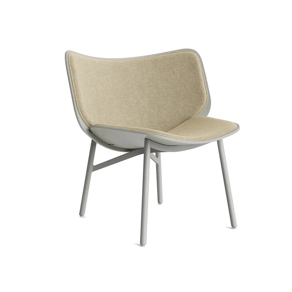 Dapper lounge chair, Linen dark beige-dusty grey oak-grey frame HAY