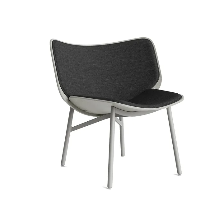 Dapper lounge chair - Remix 173-dusty grey-grey frame - HAY