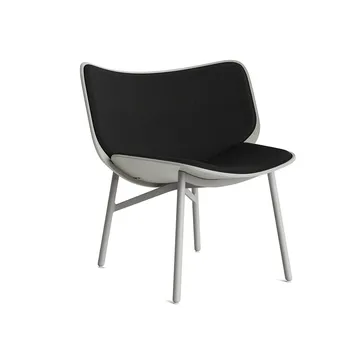 Dapper lounge chair - Steelcut 190 black-dusty grey oak-grey frame - HAY