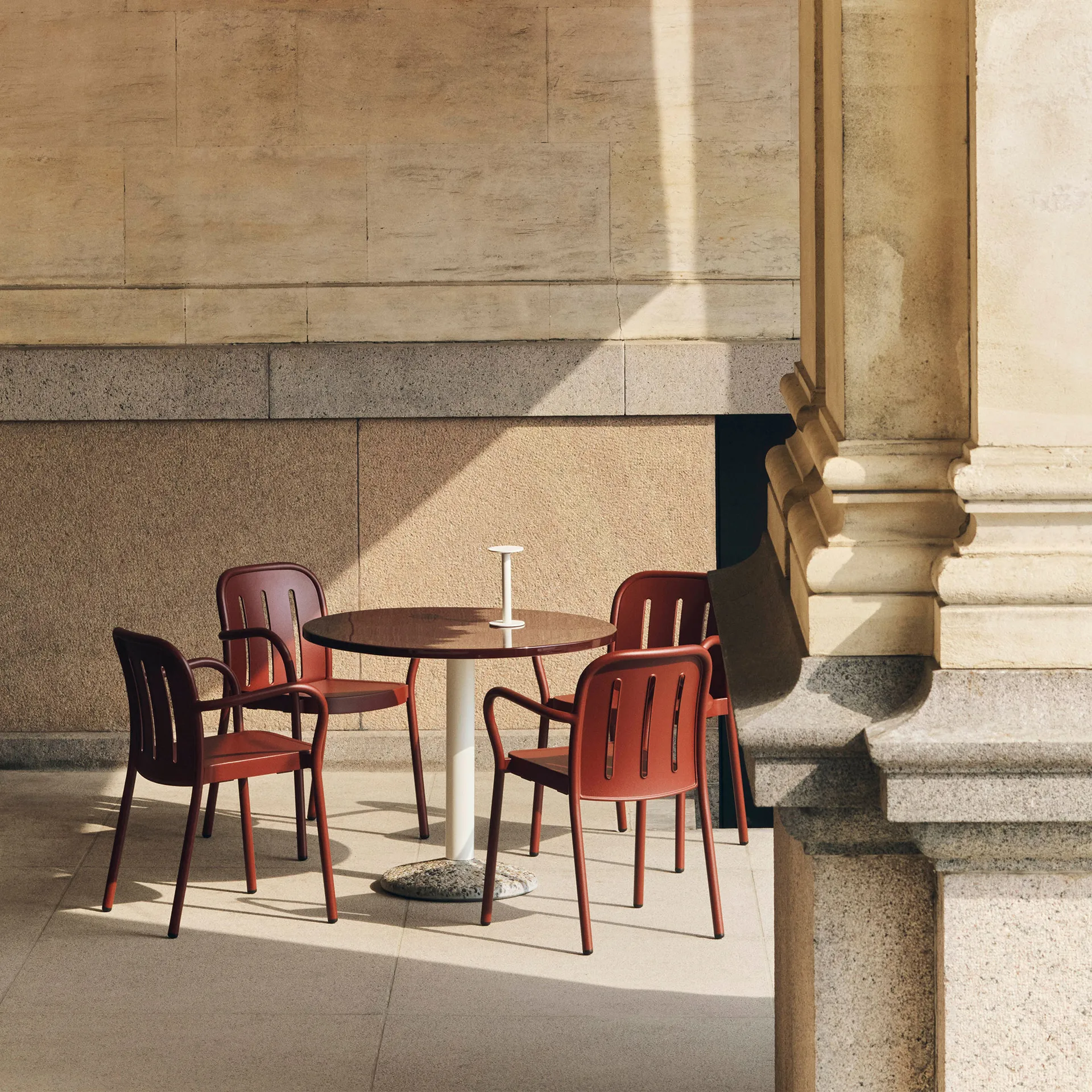 Deville armchair, Iron red HAY