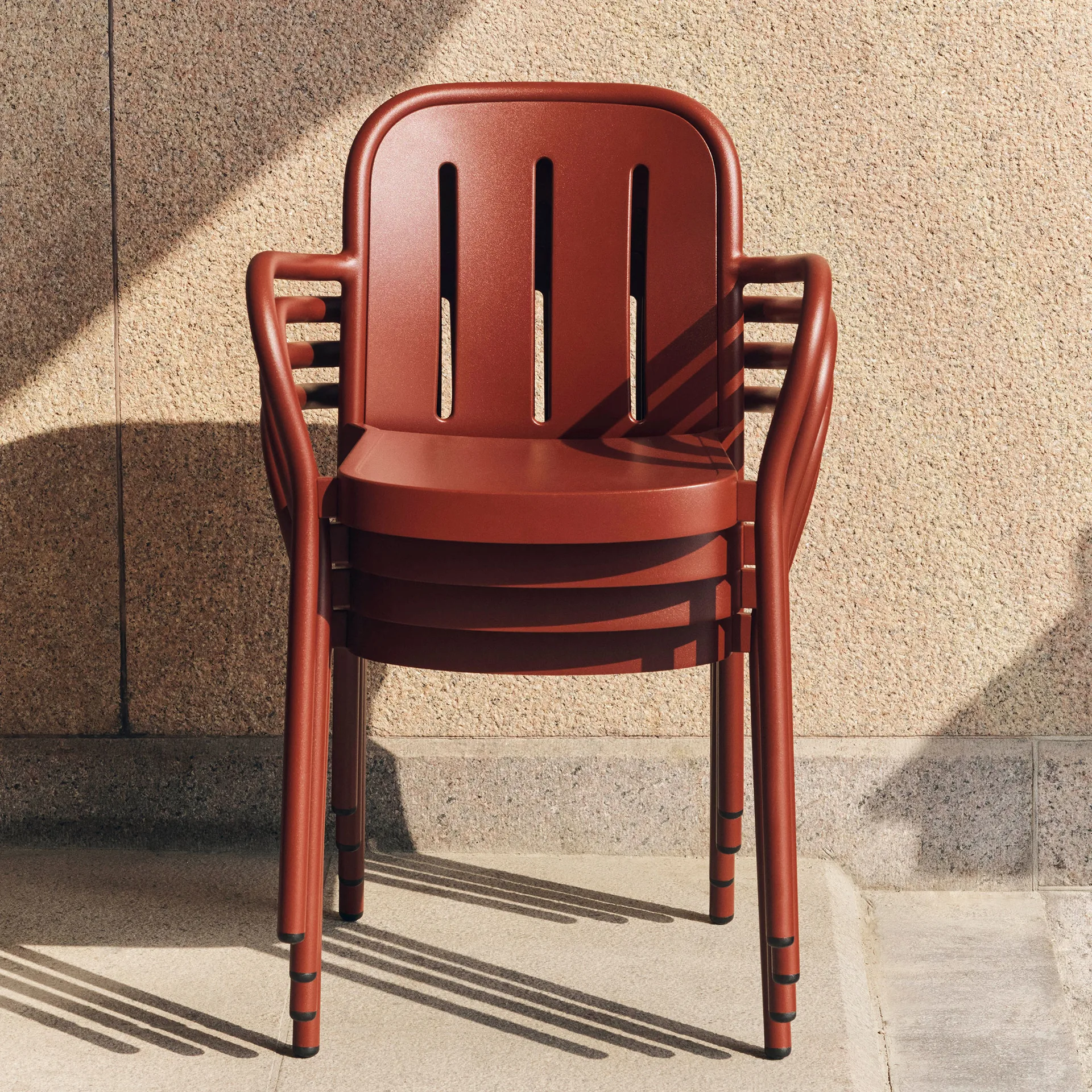 Deville armchair, Iron red HAY