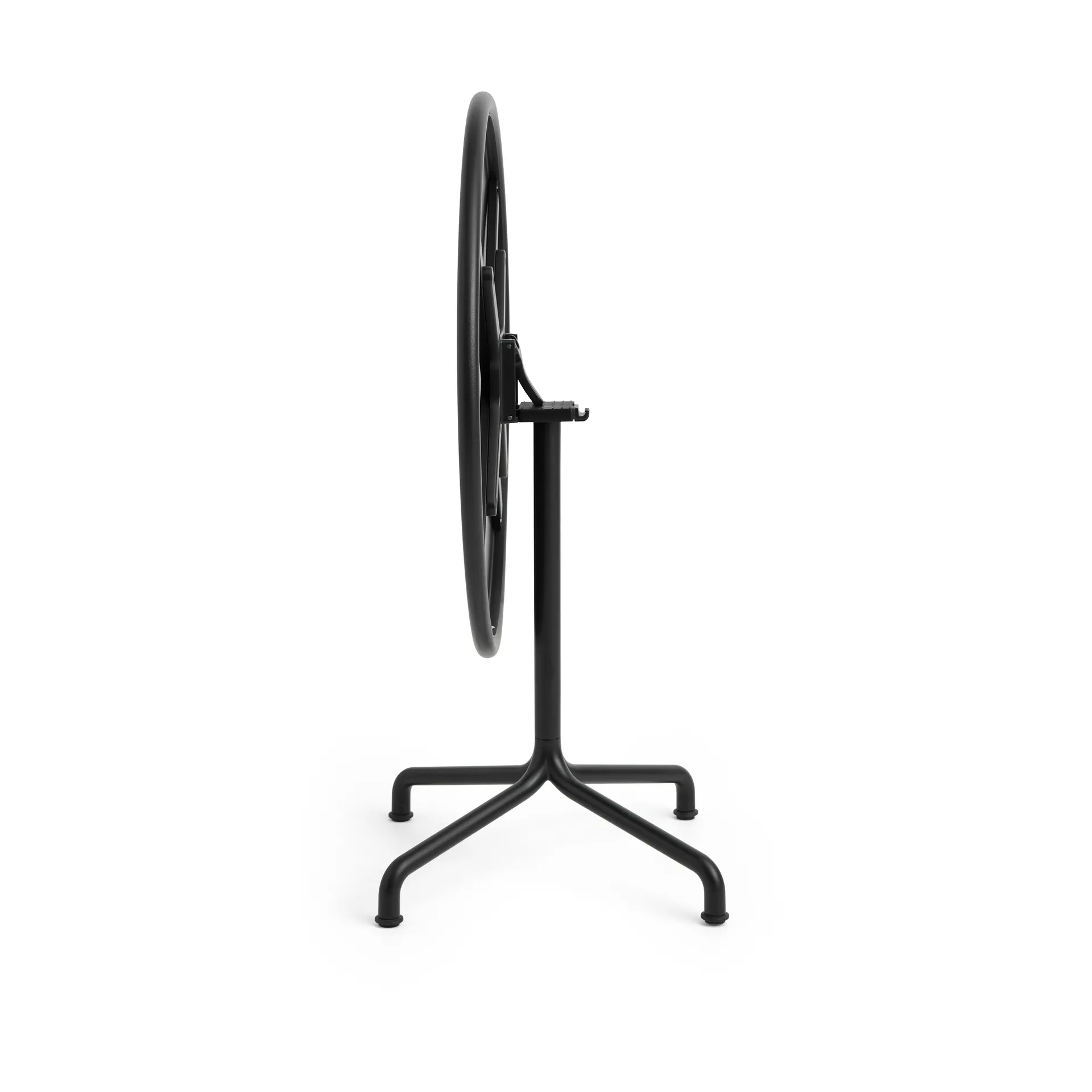 Deville table, Anthracite, Ø80x74 cm HAY