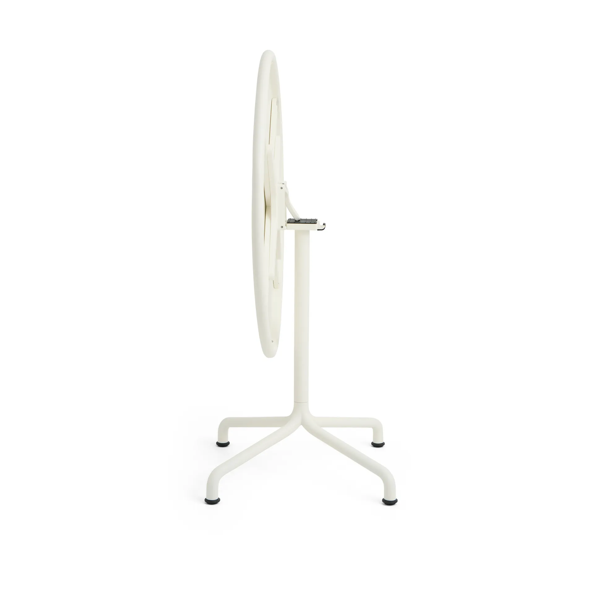 Deville table, Cream white, Ø80x74 cm HAY