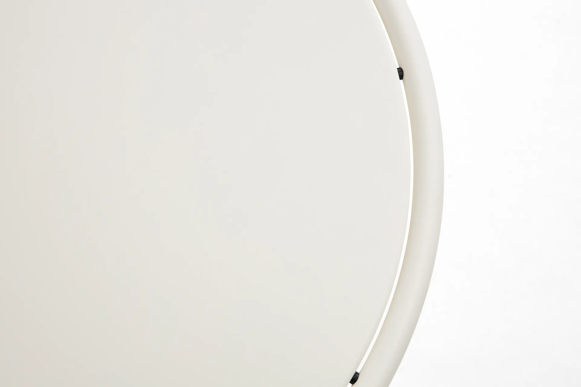 Deville table, Cream white, Ø80x74 cm HAY