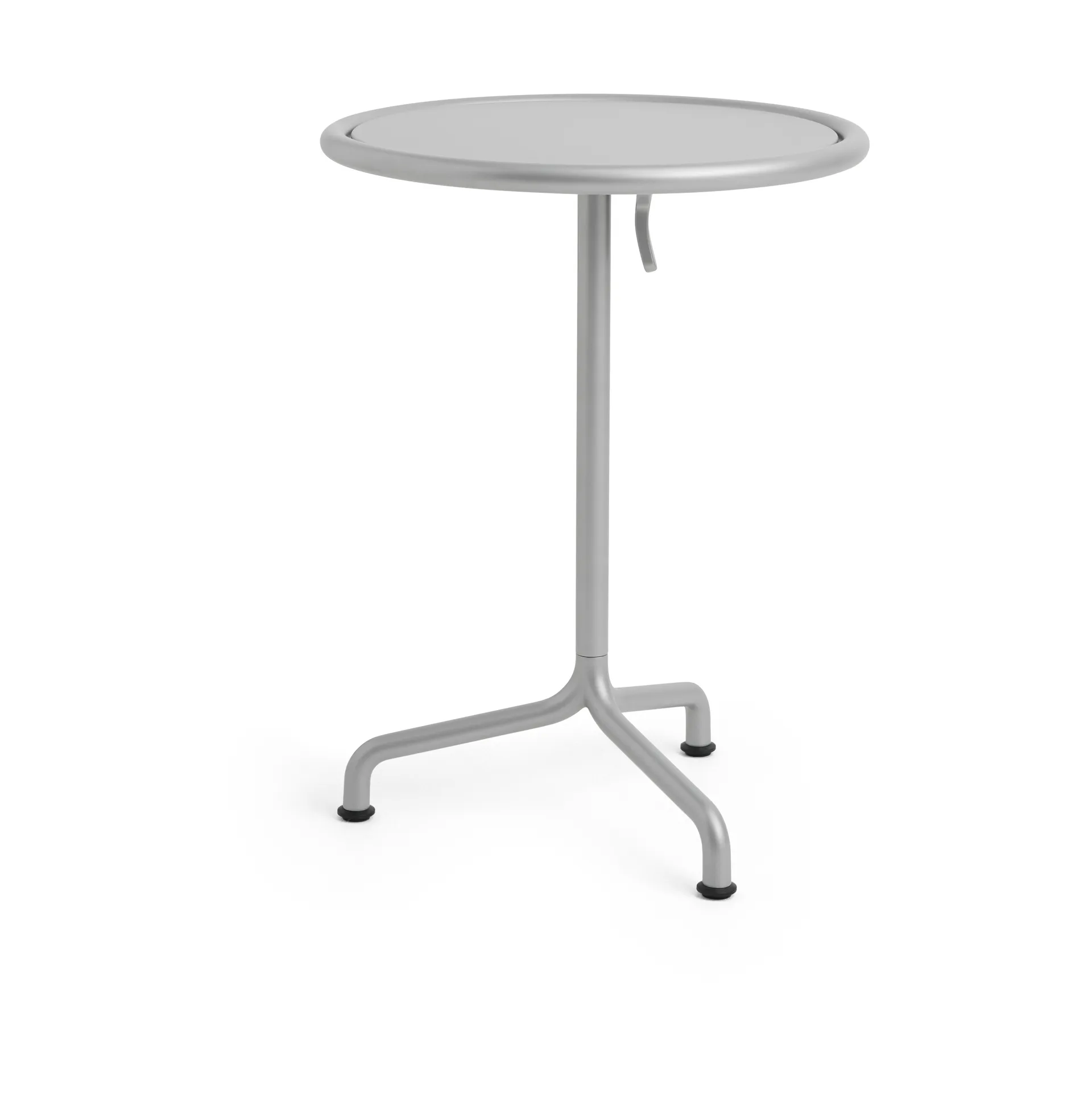 Deville table, Silver grey, Ø55x74 cm HAY