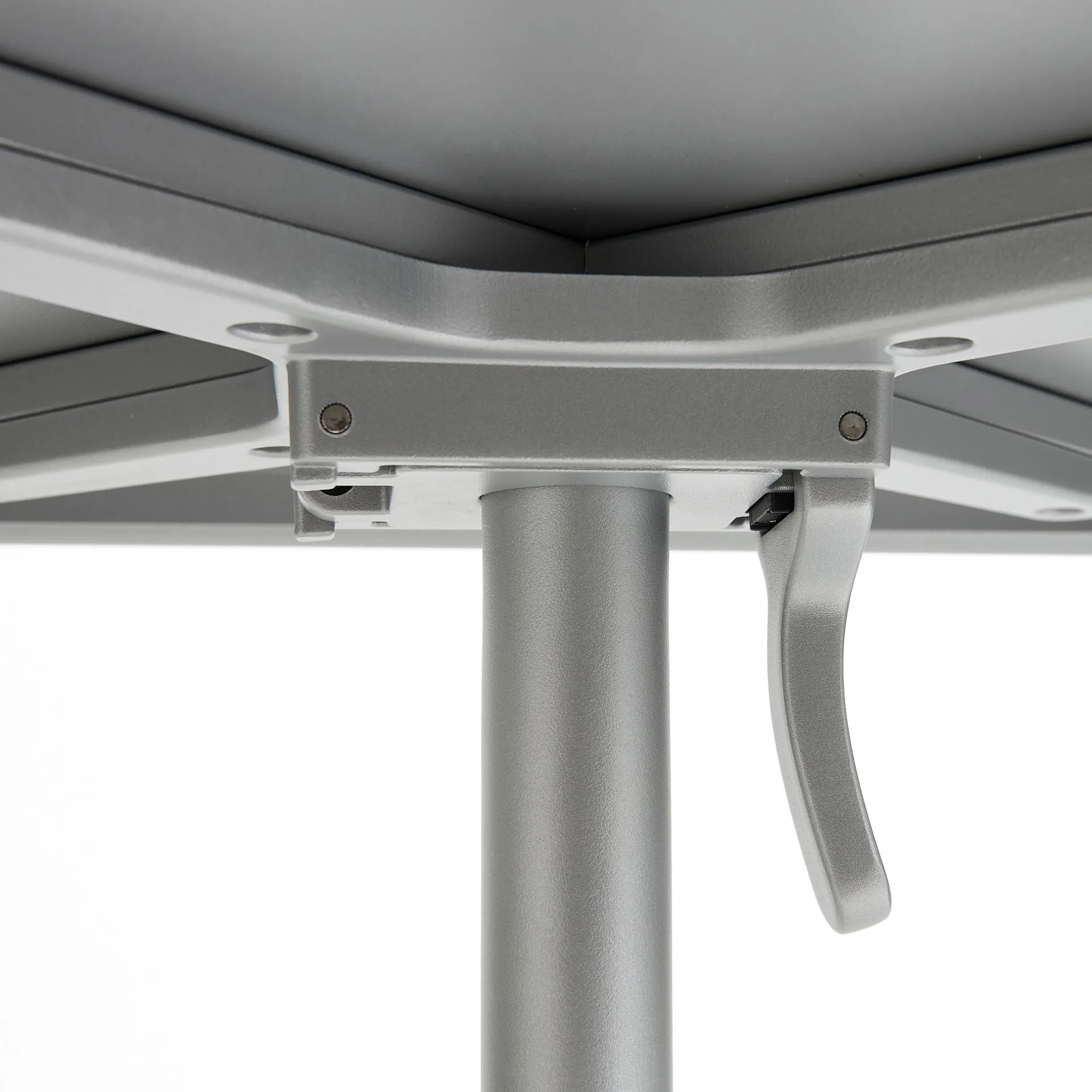 Deville table, Silver grey, 60x70x74 cm HAY