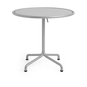 Deville table - Silver grey, Ø80x74 cm - HAY