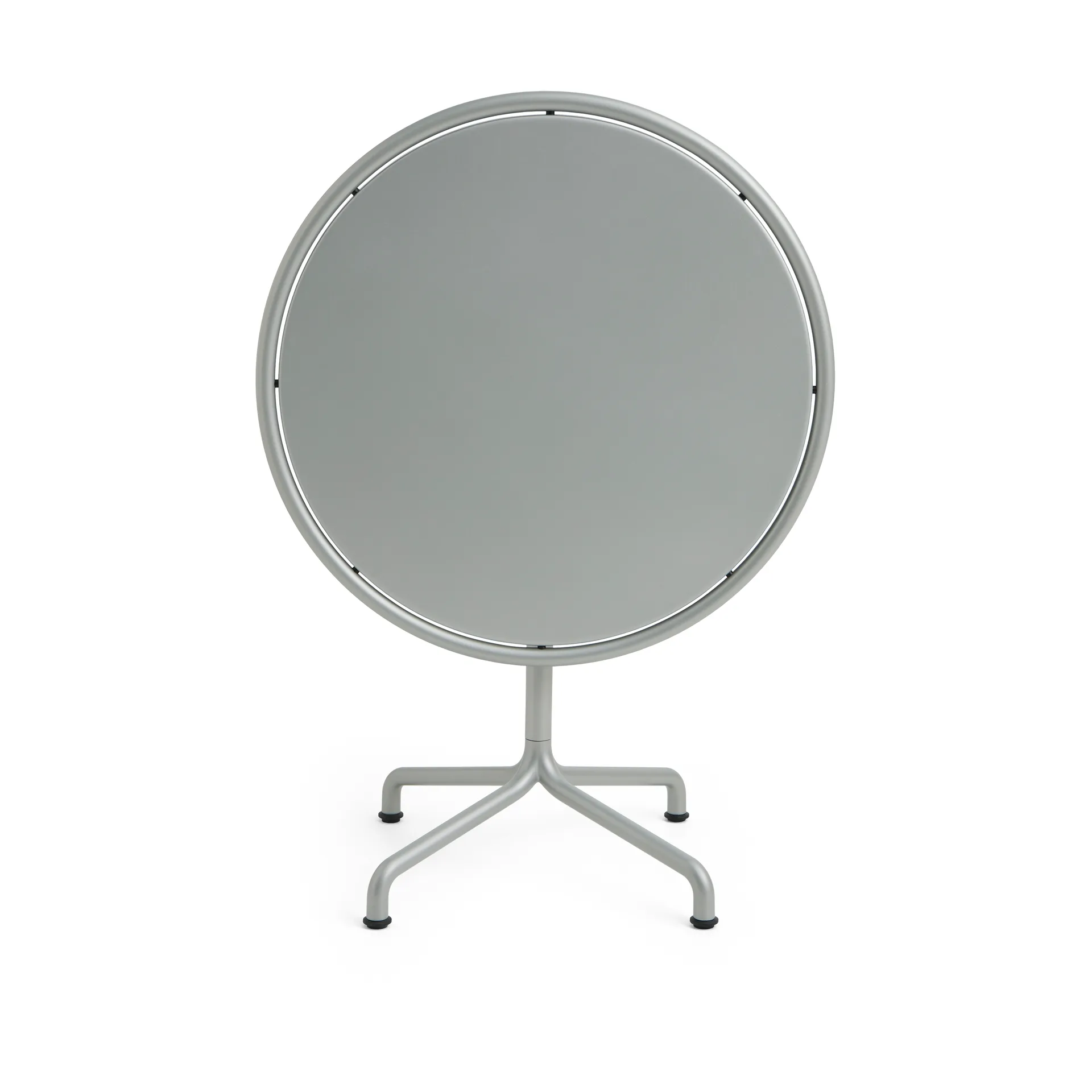 Deville table, Silver grey, Ø80x74 cm HAY