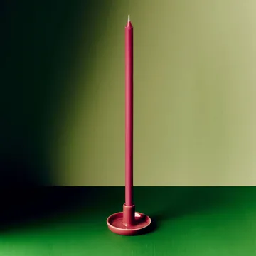 Disc candleholder - Berry pink, x-small, Ø7x4 cm - HAY