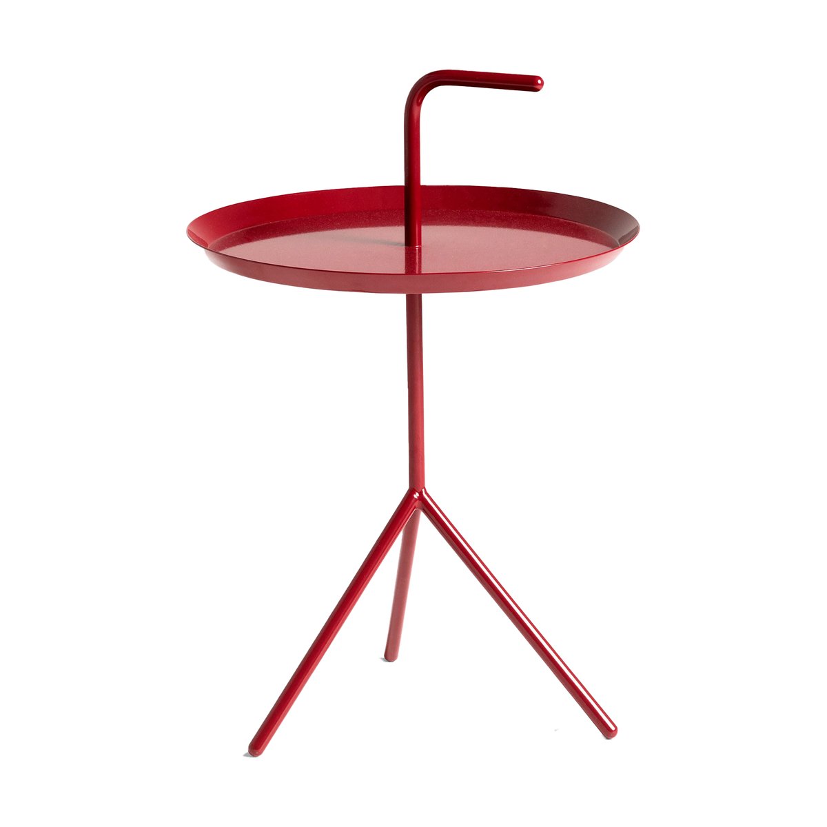 HAY DLM side table o38 cm Cherry red high gloss | Scandinavian Design | Side tables | Red