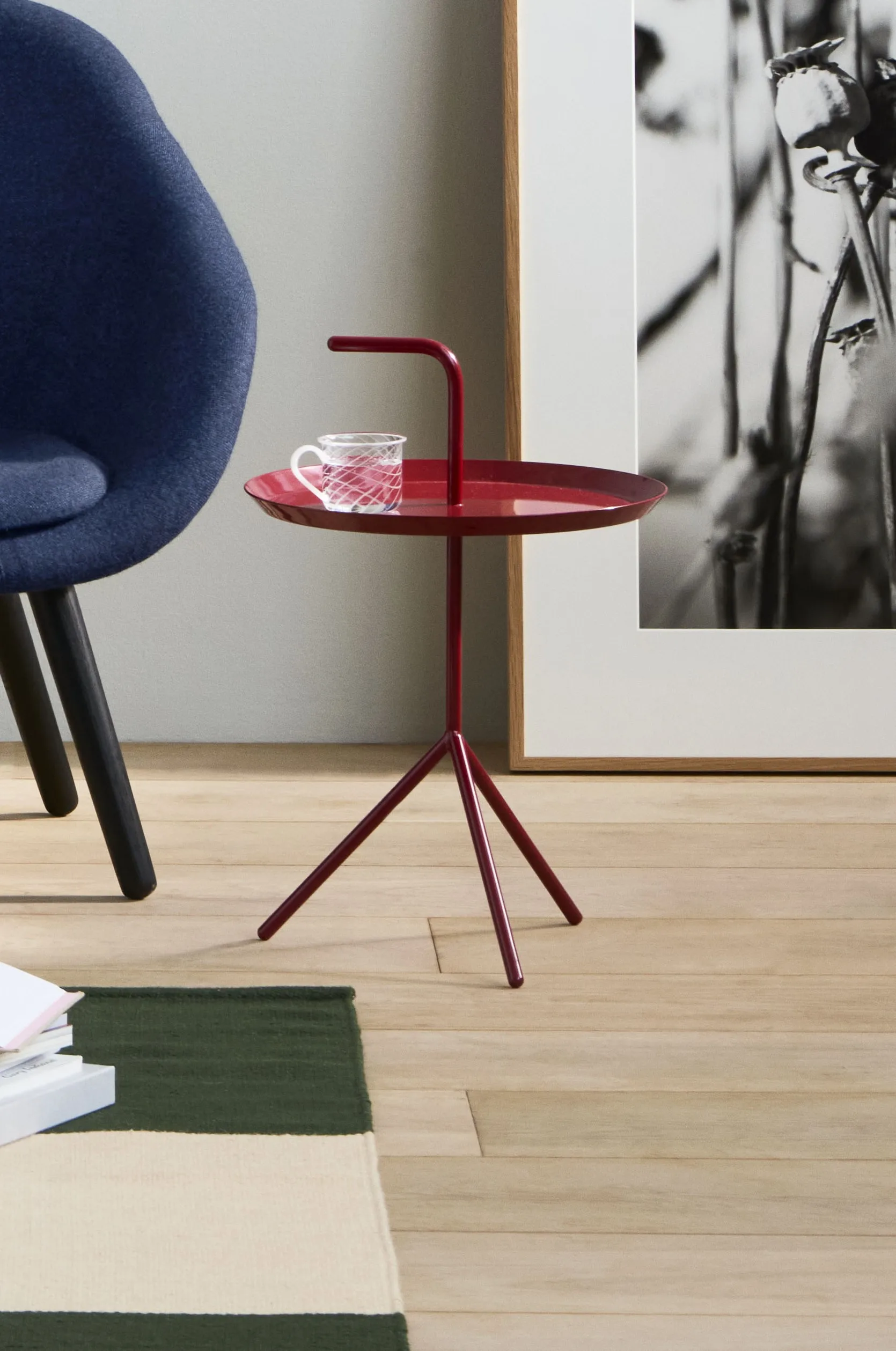 DLM side table Ø38 cm, Sun yellow HAY