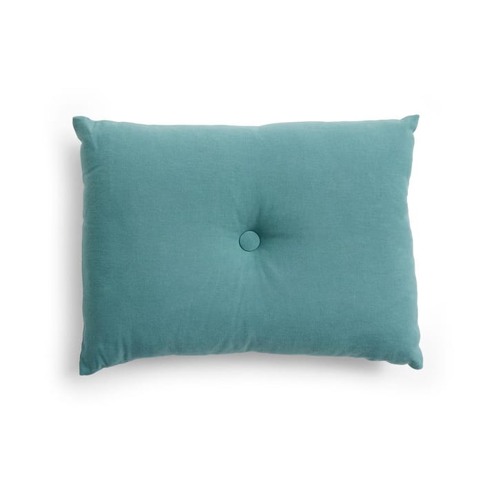 Dot Linen cushion 45x60 cm - Petrol - HAY