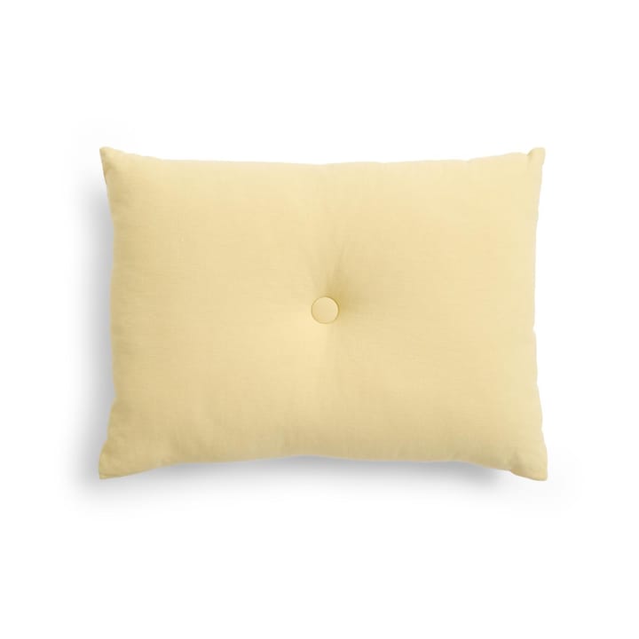 Dot Linen cushion 45x60 cm - Soft yellow - HAY