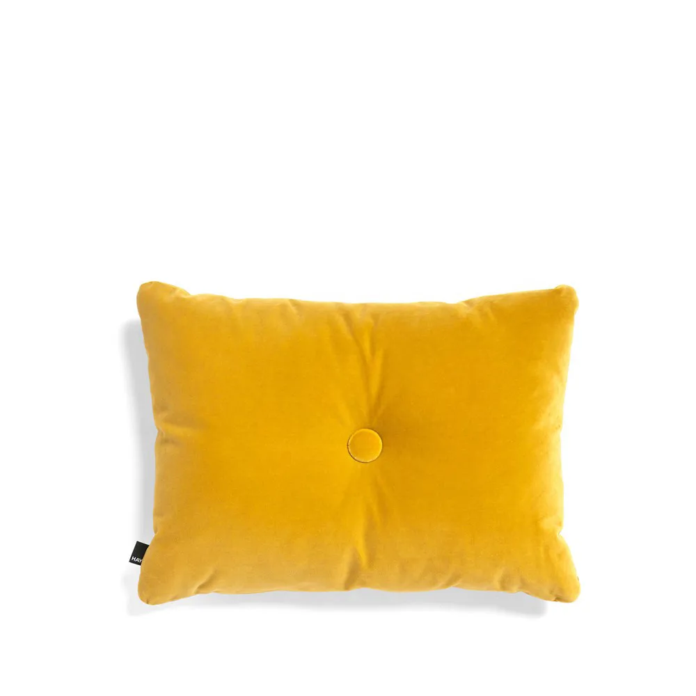 Dot Soft Cushion, Yellow, 1 button HAY