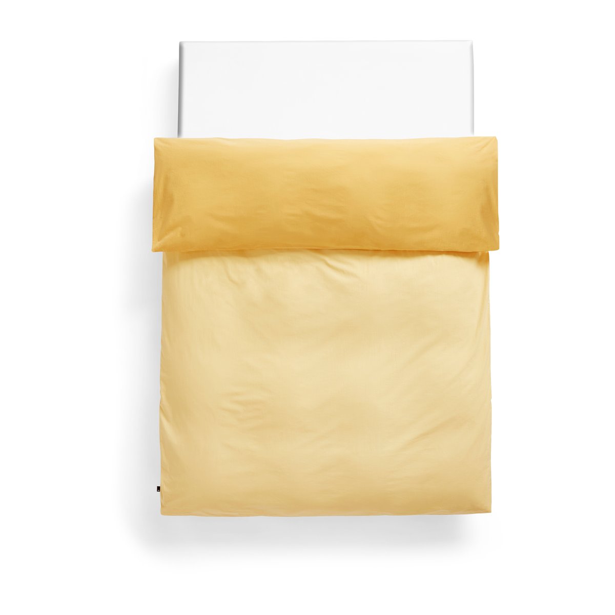 HAY Duo duvet cover 150x210 cm Golden yellow | Scandinavian Design | Duvet covers | Yellow