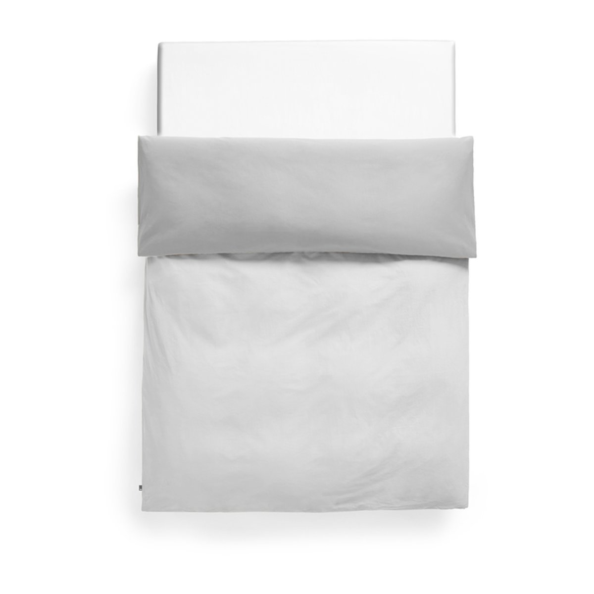 HAY Duo duvet cover 150x210 cm Grey | Scandinavian Design | Duvet covers | Grey
