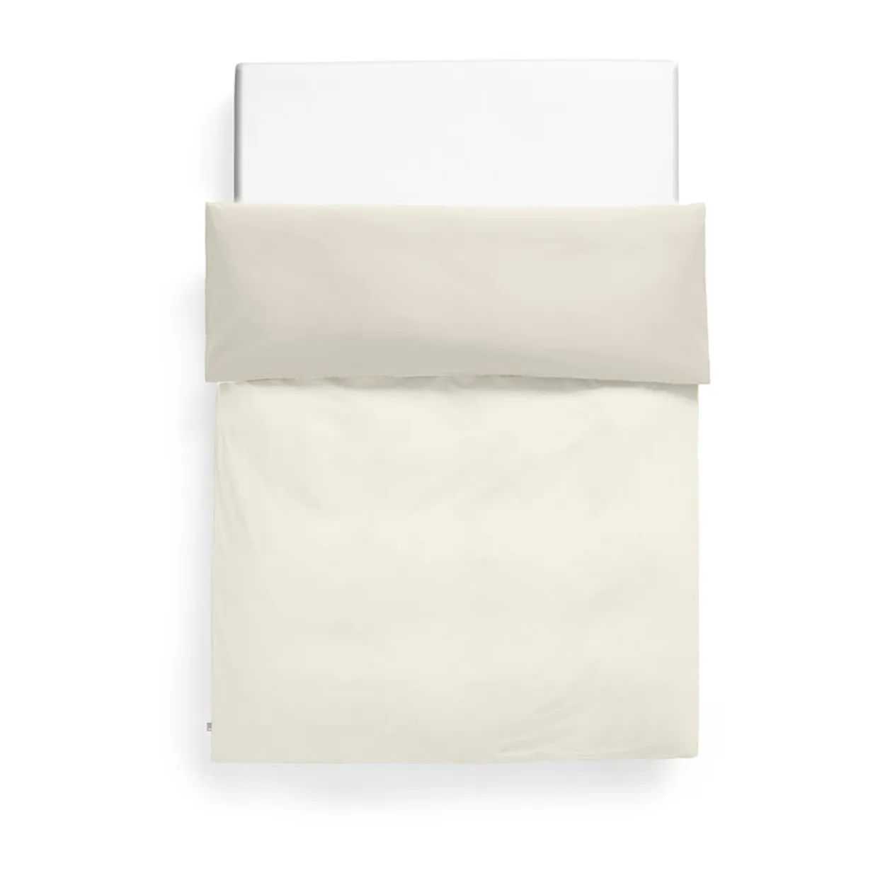 HAY Duo duvet cover 150x210 cm Ivory | Scandinavian Design | Duvet covers | Beige