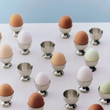 Essential Steel egg cup - Stainless steel, 4.5xØ4.5 cm - HAY