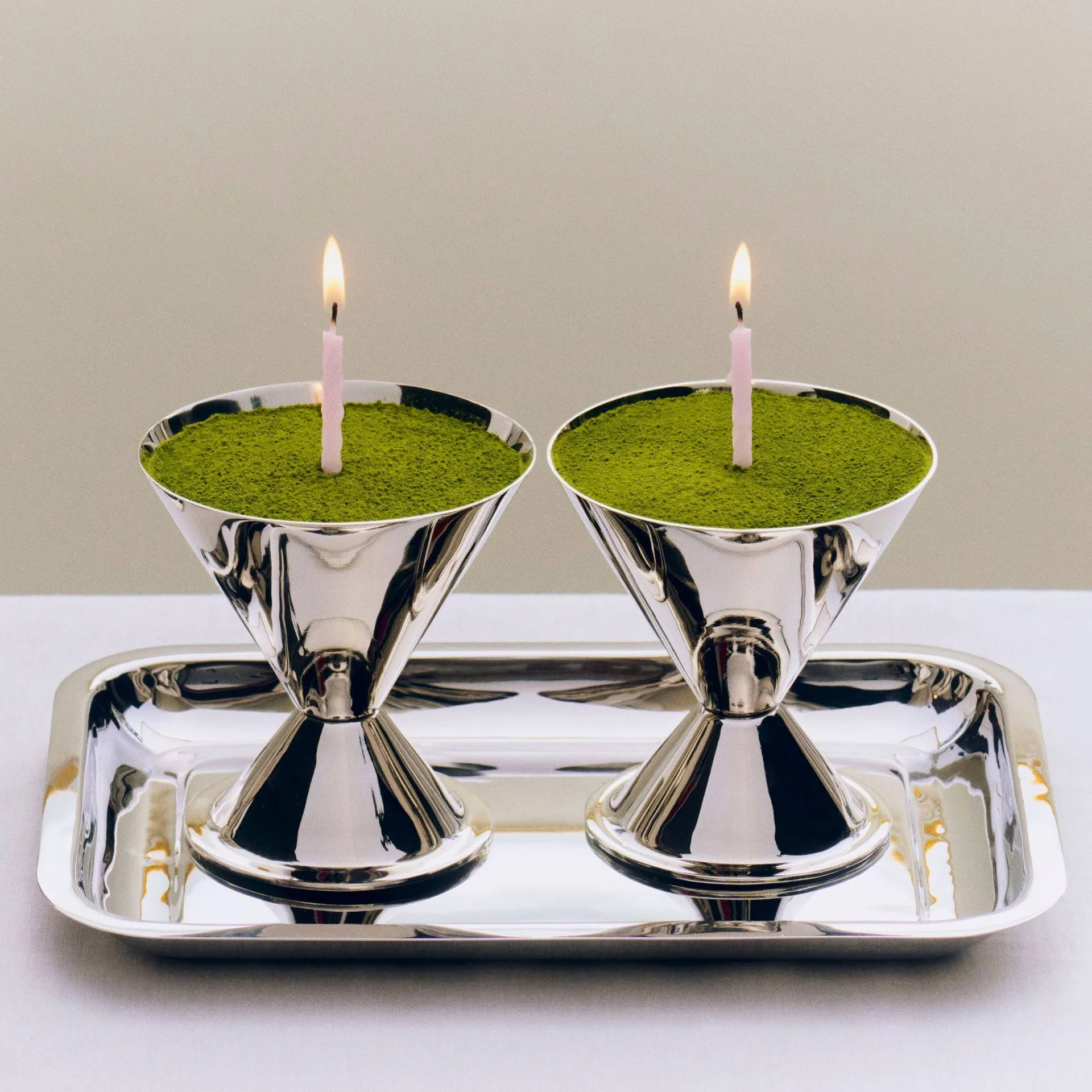 Essential Steel glass bowl, Stainless steel, 10.5xØ10 cm HAY