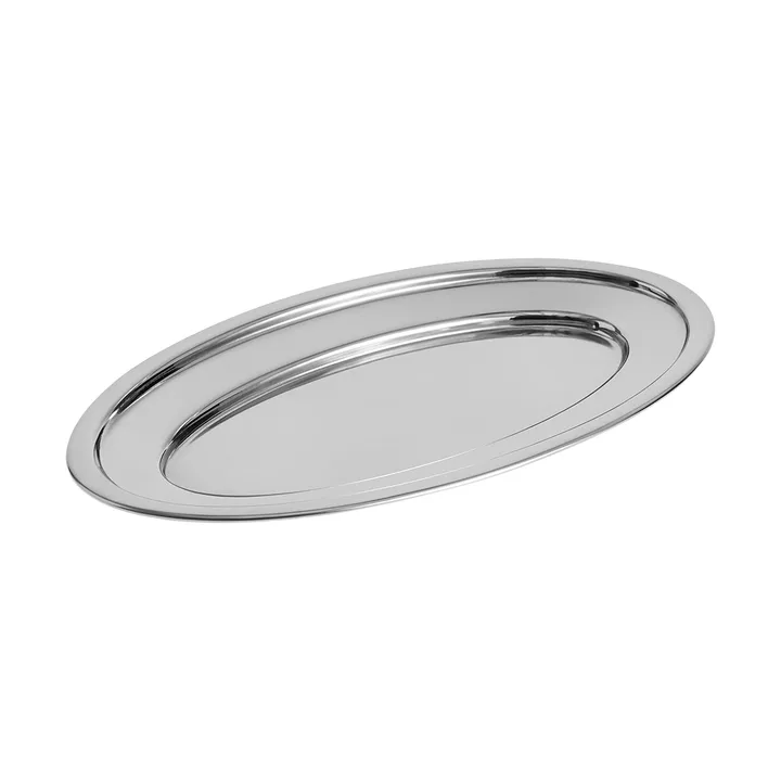 Essential Steel serving platter - Stainless steel oval medium - HAY