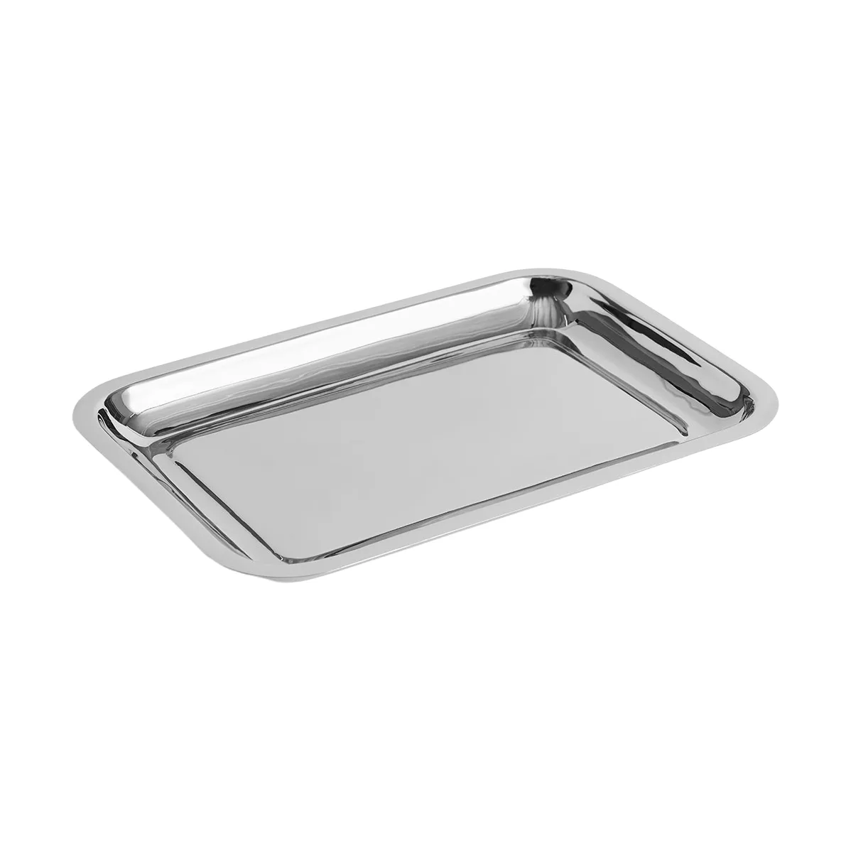 Essential Steel serving platter, Stainless steel rectangular small HAY