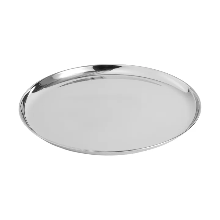 Essential Steel serving platter - Stainless steel round medium - HAY
