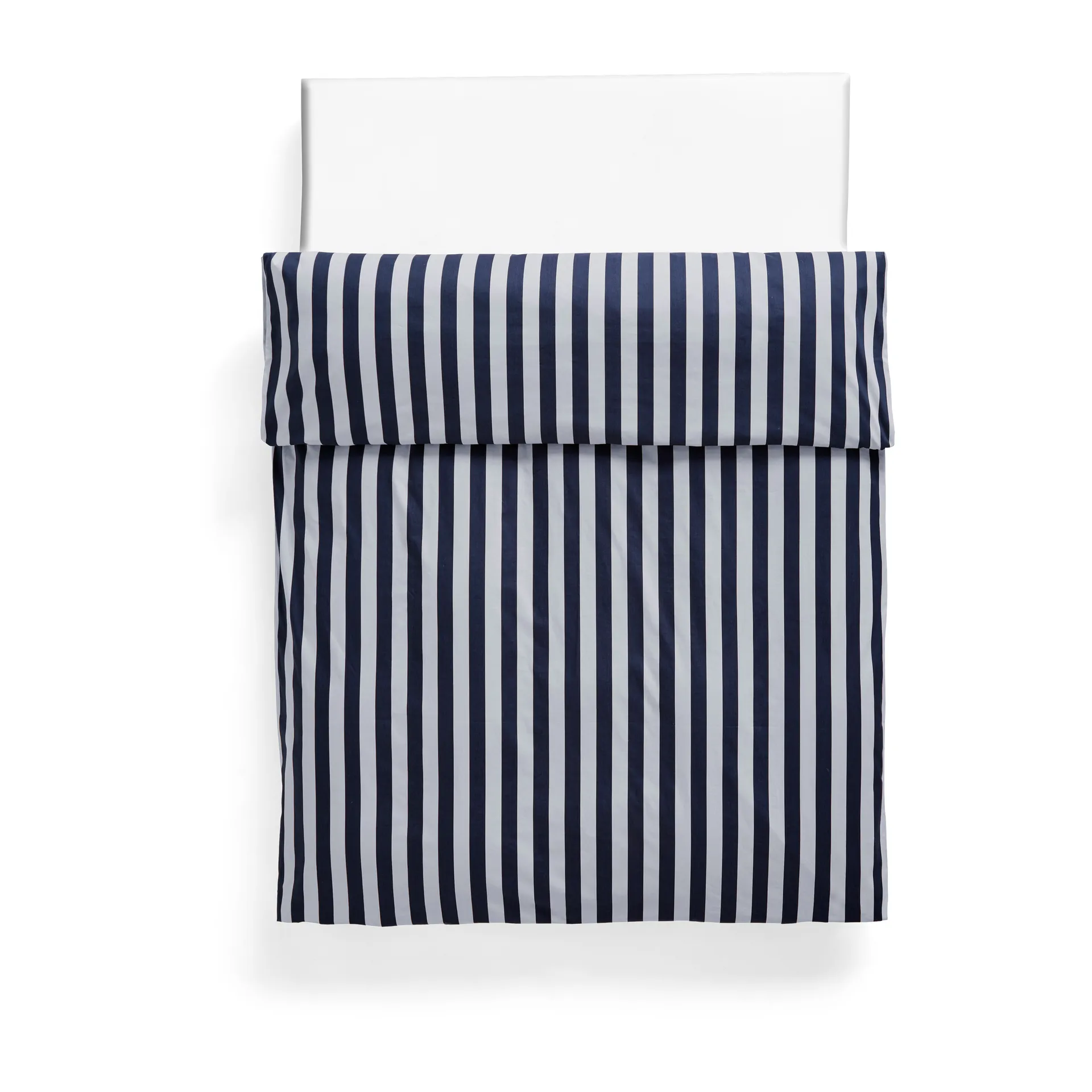Été duvet cover 220x220 cm, Midnight blue-light grey HAY