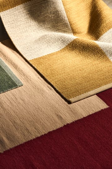 Ethan Cook Flat Works rug 170x240 cm - Red offset - HAY