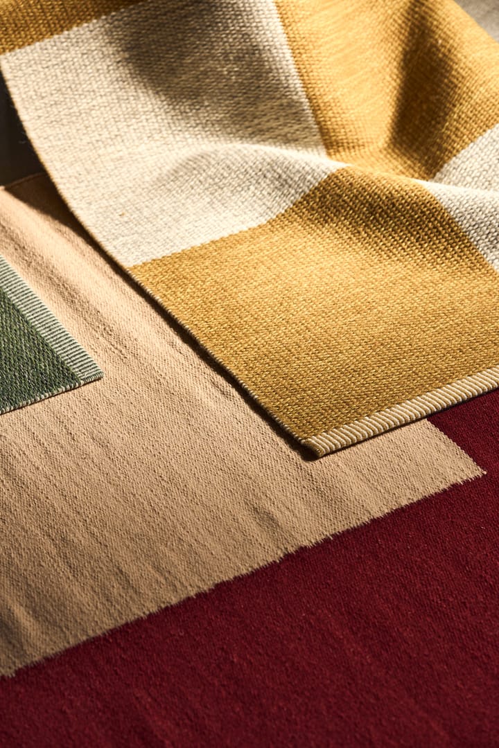 Ethan Cook Flat Works rug 170x240 cm, Red offset HAY