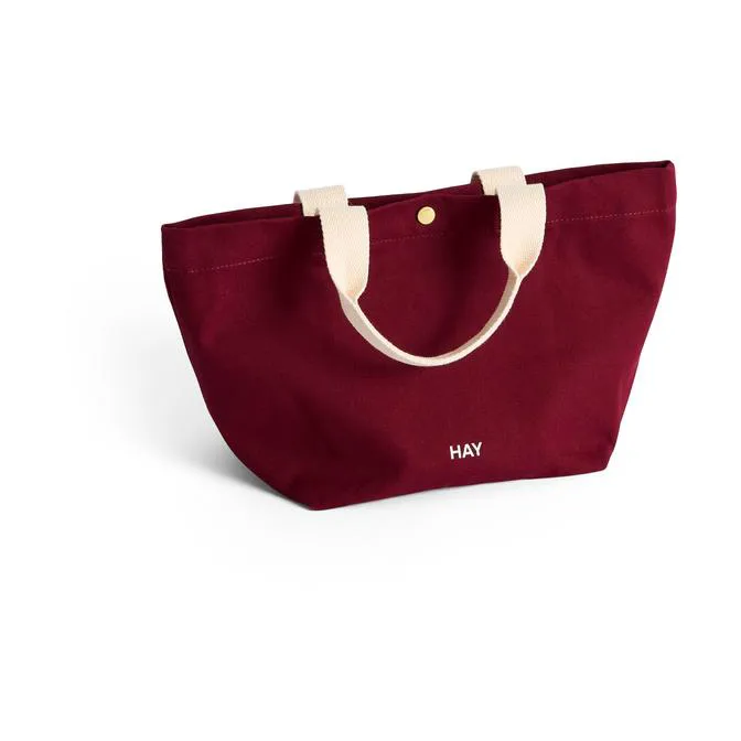 Everyday fabric bag mini, Burgundy HAY