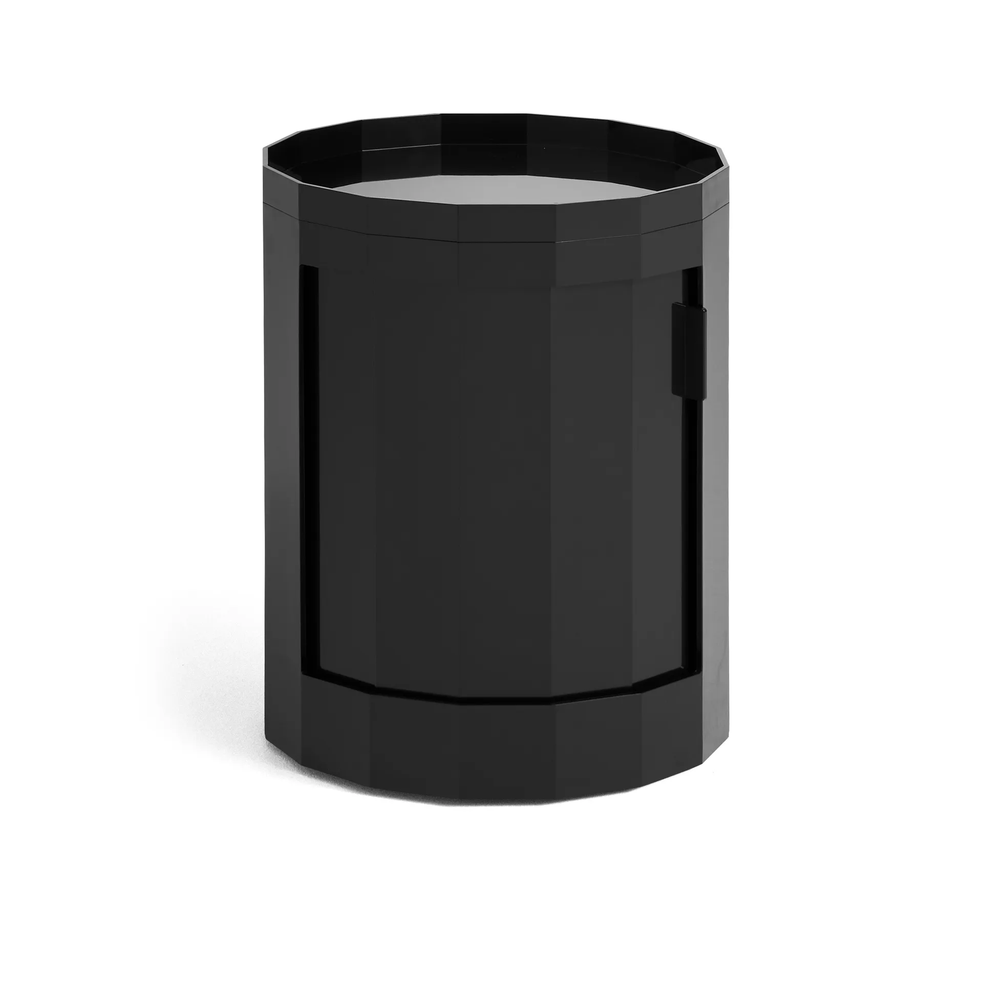 Facet Cabinet 100 side table, Anthracite HAY