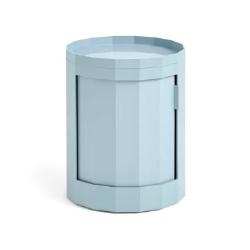 Facet Cabinet 100 side table - Misty blue - HAY