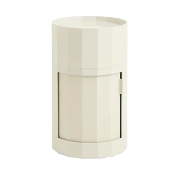 Facet Cabinet 101 side table - Eggshell - HAY