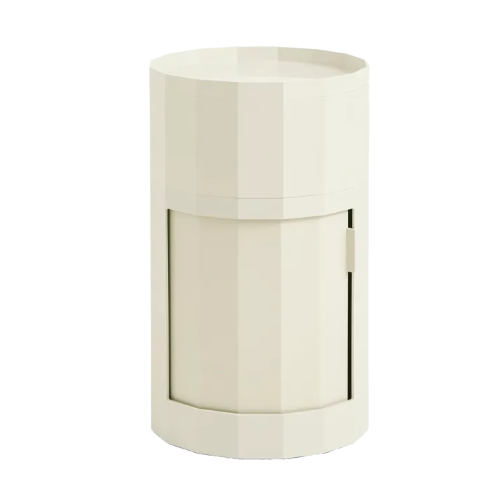 Facet Cabinet 101 side table - Eggshell - HAY