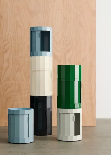 Facet Cabinet 101 side table - Eggshell - HAY