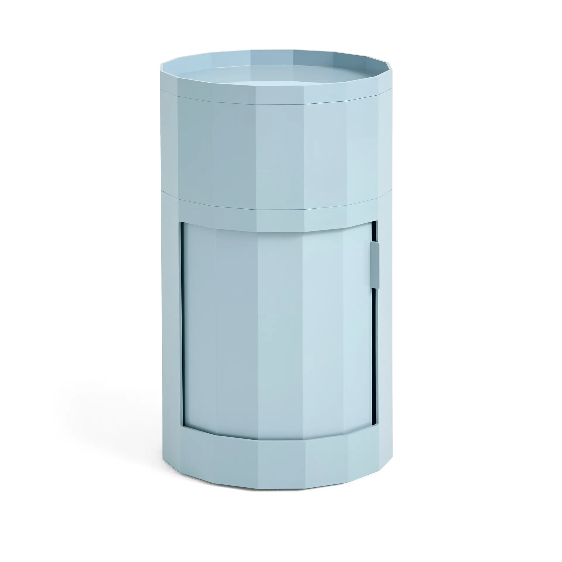Facet Cabinet 101 side table, Misty blue HAY