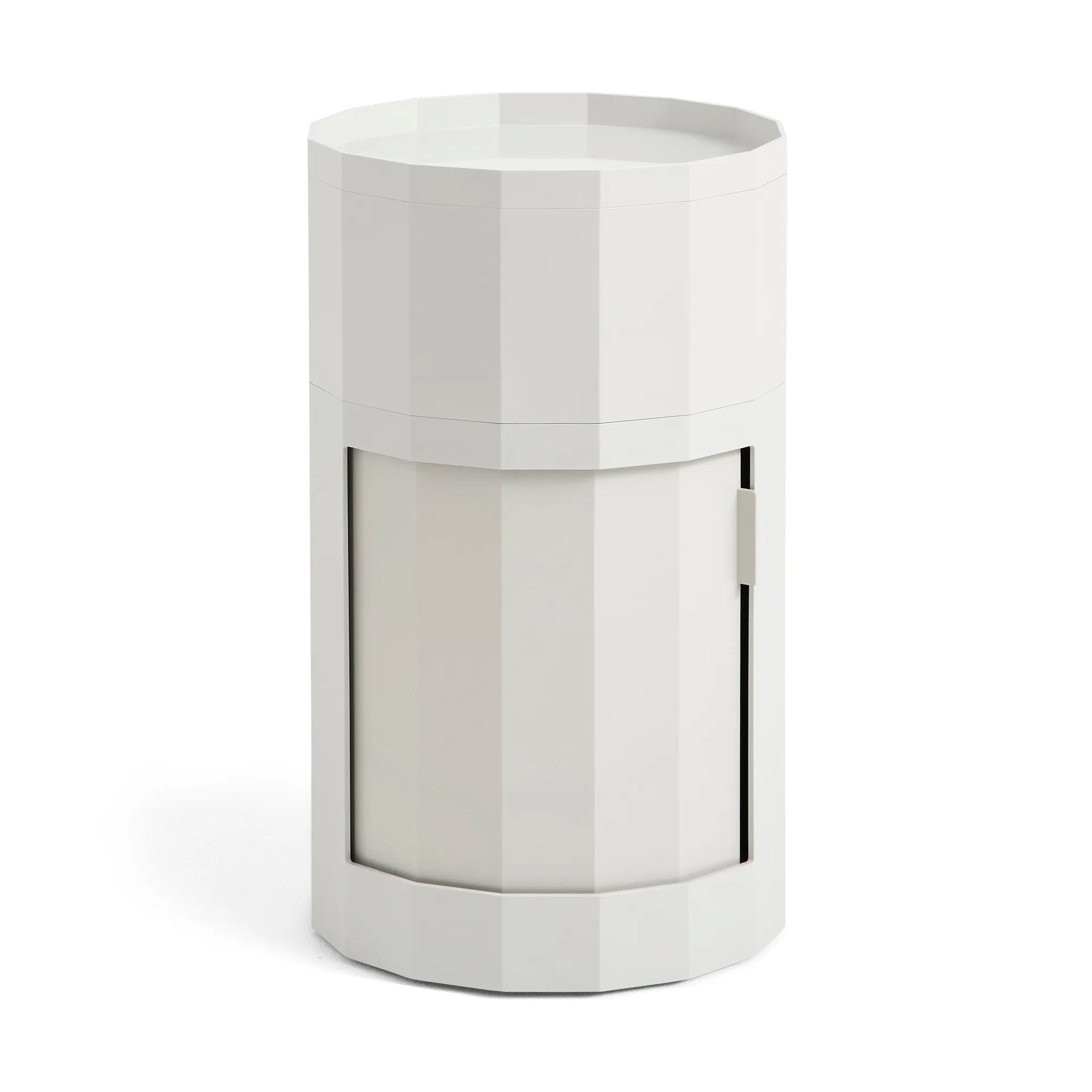 Facet Cabinet 101 side table, Misty grey HAY